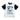 Stress Club Ringer T-shirt - Black/White